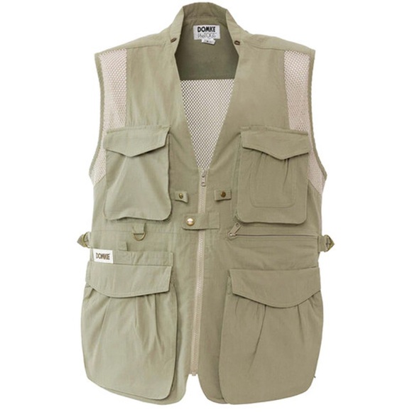 Men's Khaki Utility Vest - Picture 1 of 7